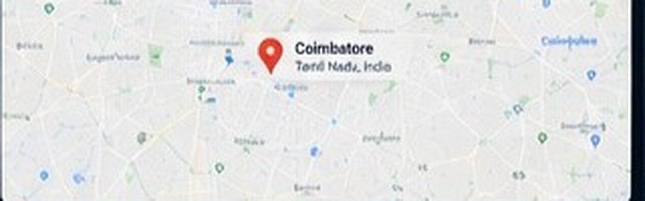 Creative Visionaries Location Map Coimbatore